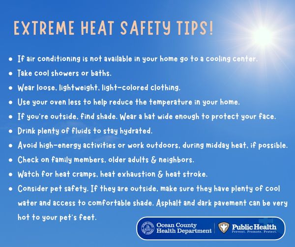 Be Prepared for Extreme Heat!