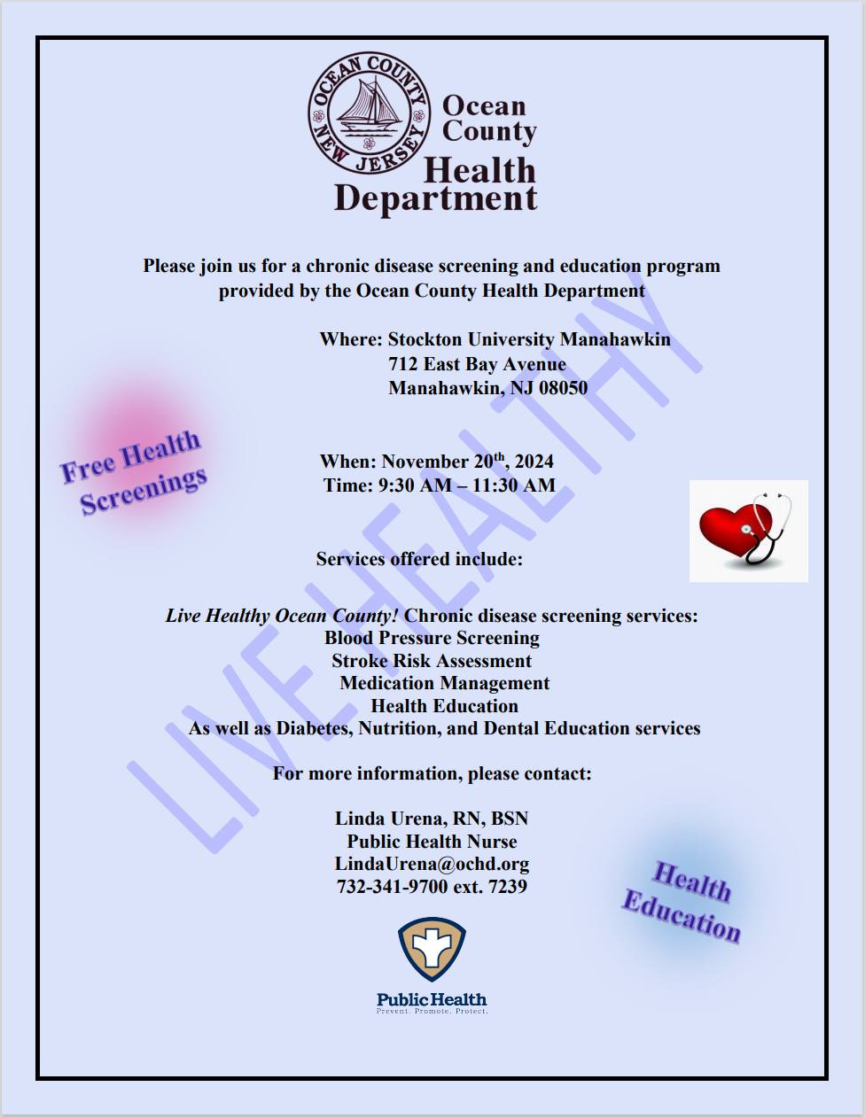 Live Healthy Ocean County