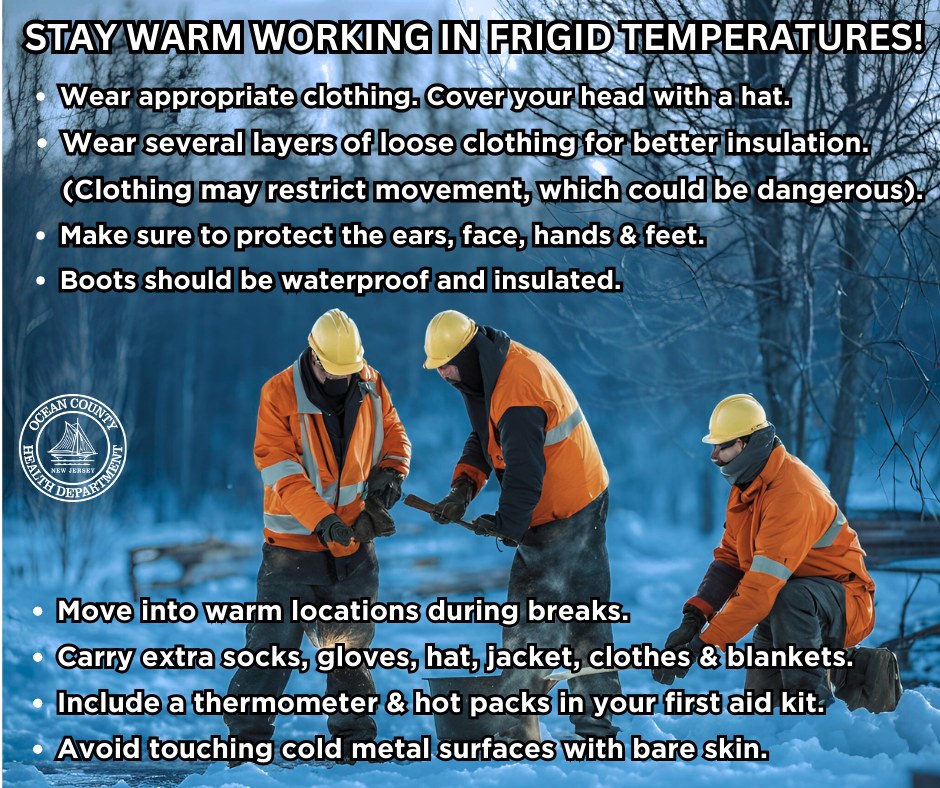 HOW TO STAY WARM WORKING IN FRIGID TEMPERATURES!