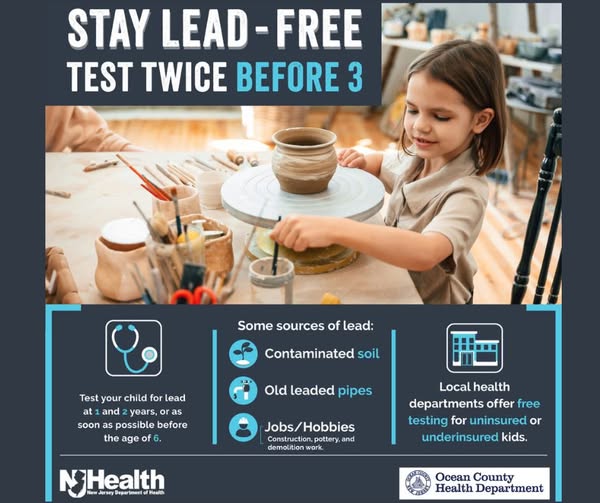 Stay lead-free test twice before 3!